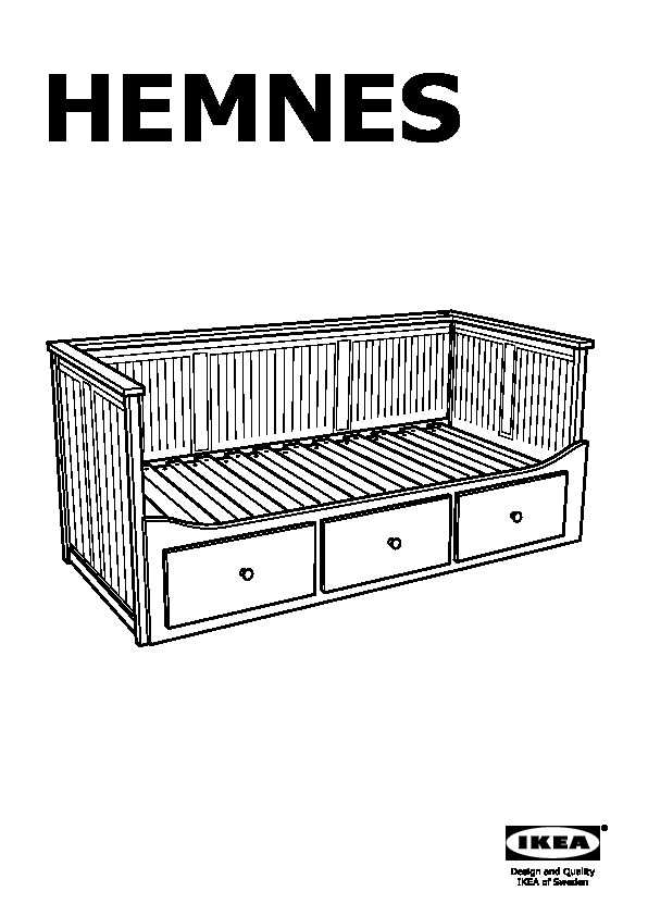 ikea day bed instruction manual