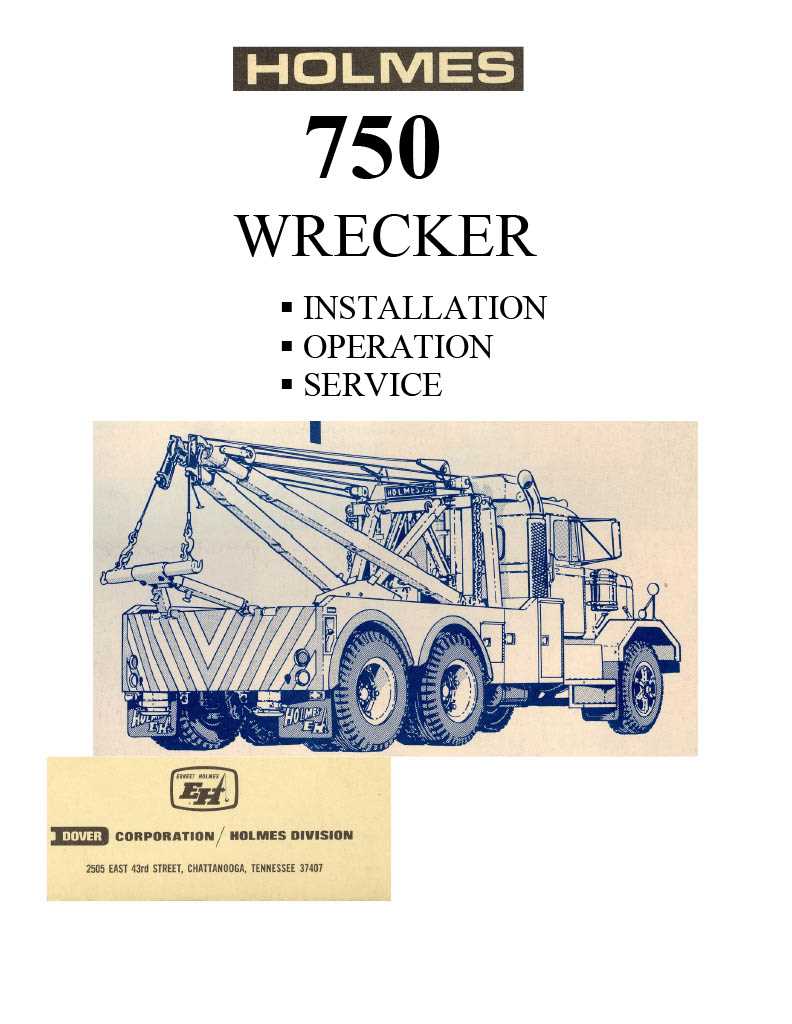 max tow truck instruction manual