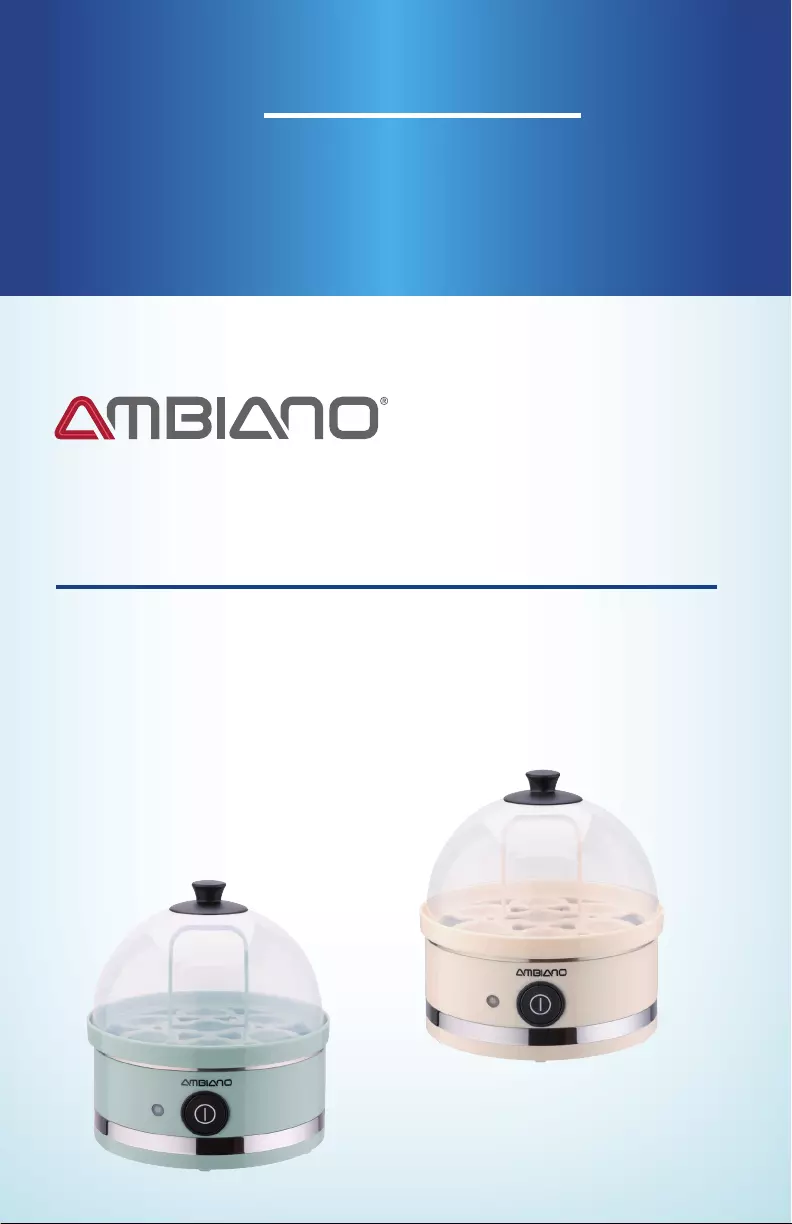 ambiano egg cooker instruction manual