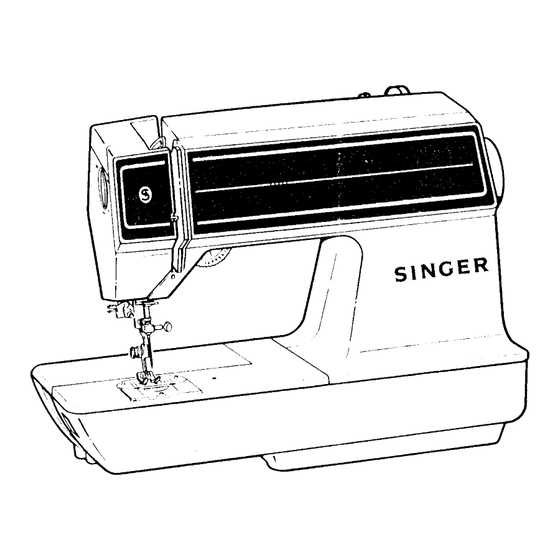 singer touch tronic 2010 instruction manual