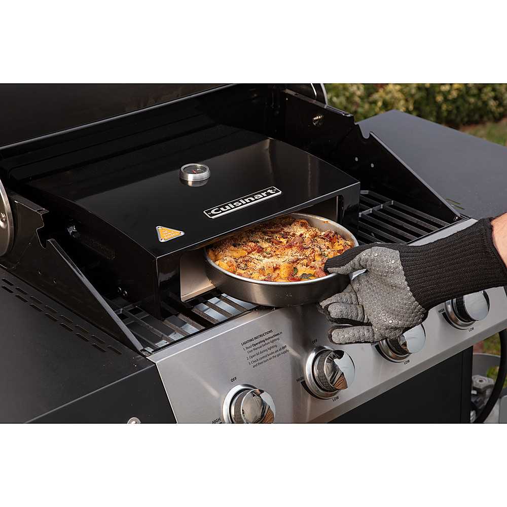 cuisinart outdoor pizza oven instruction manual