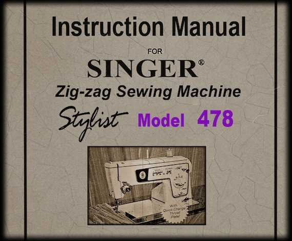 singer sew quick instruction manual