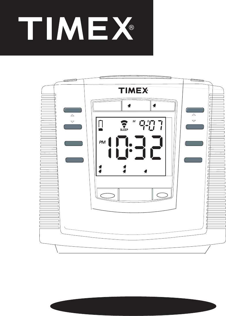 timex indiglo alarm clock instruction manual