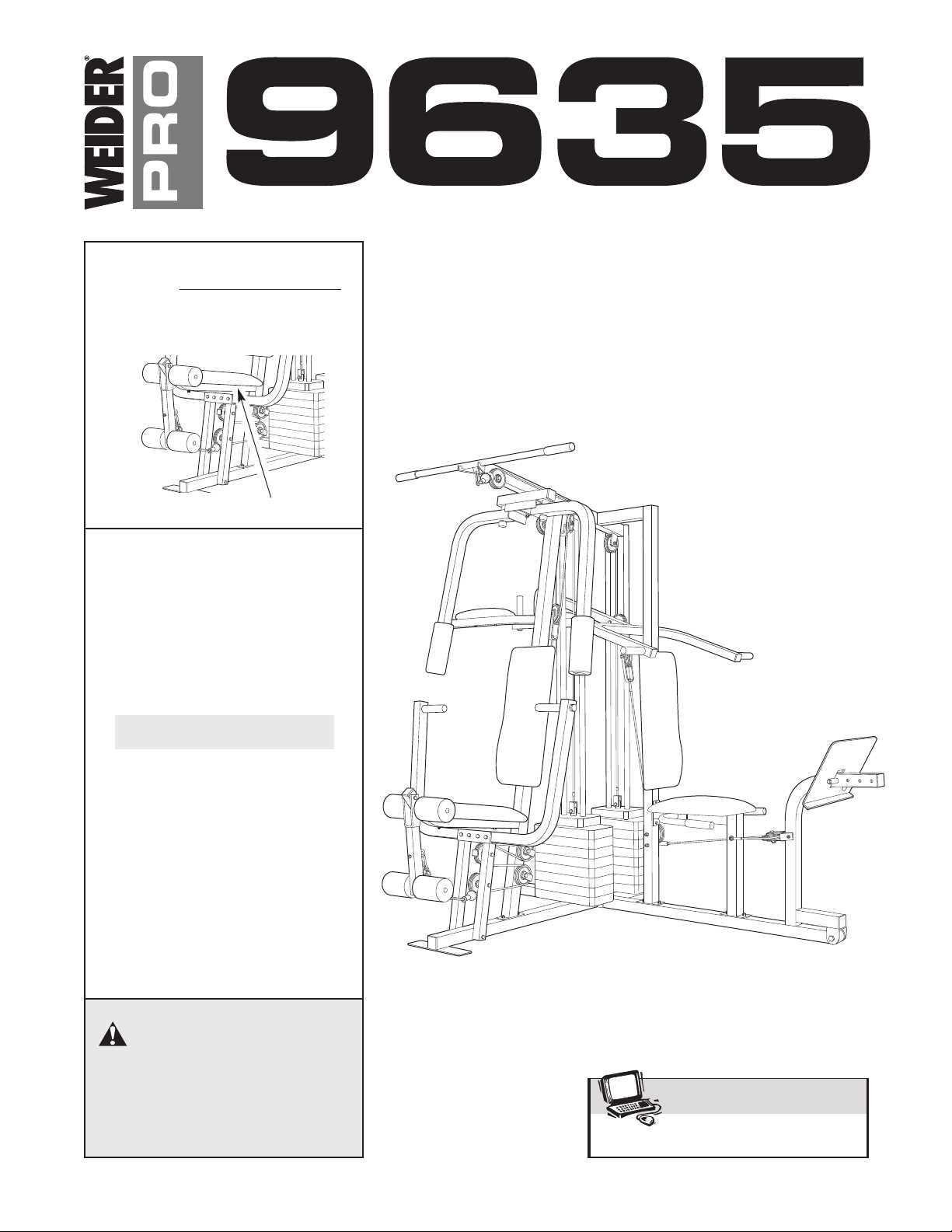 weider pro 6900 instruction manual