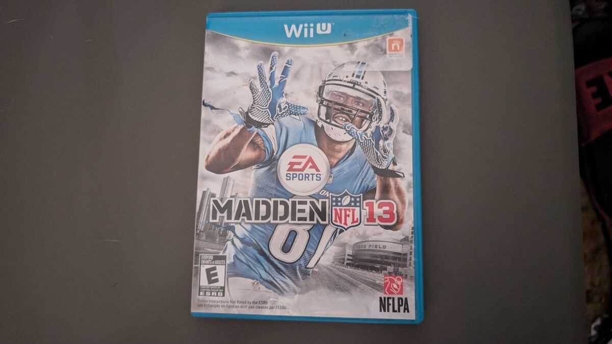 madden 13 wii instruction manual