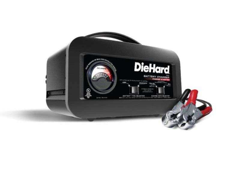 die hard battery charger instruction manual