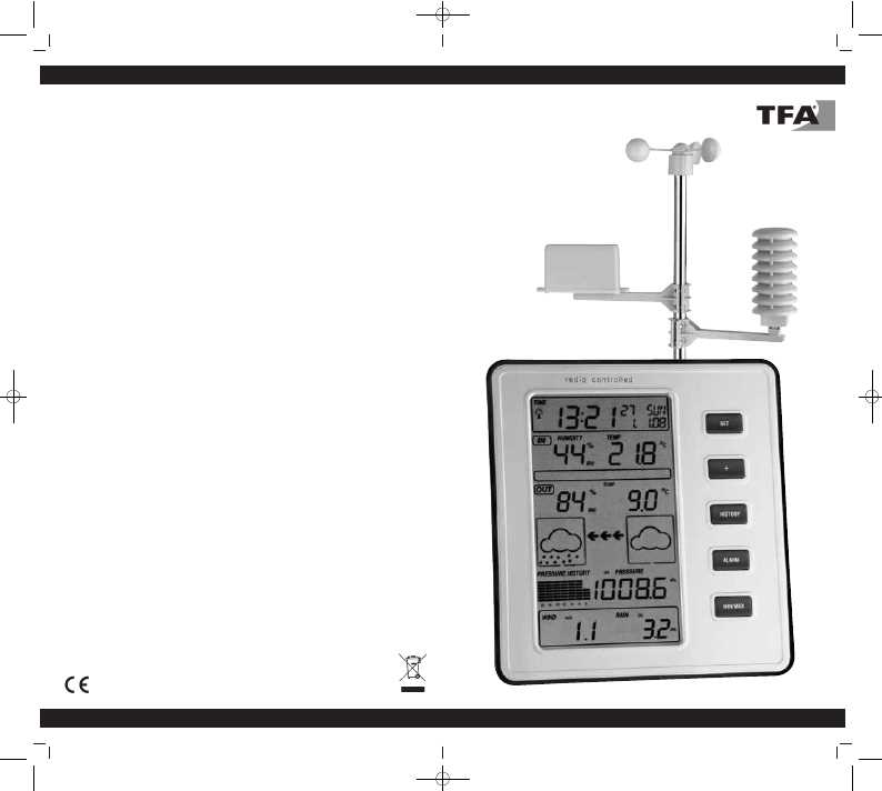 sharp weather station spc502 instructions manual