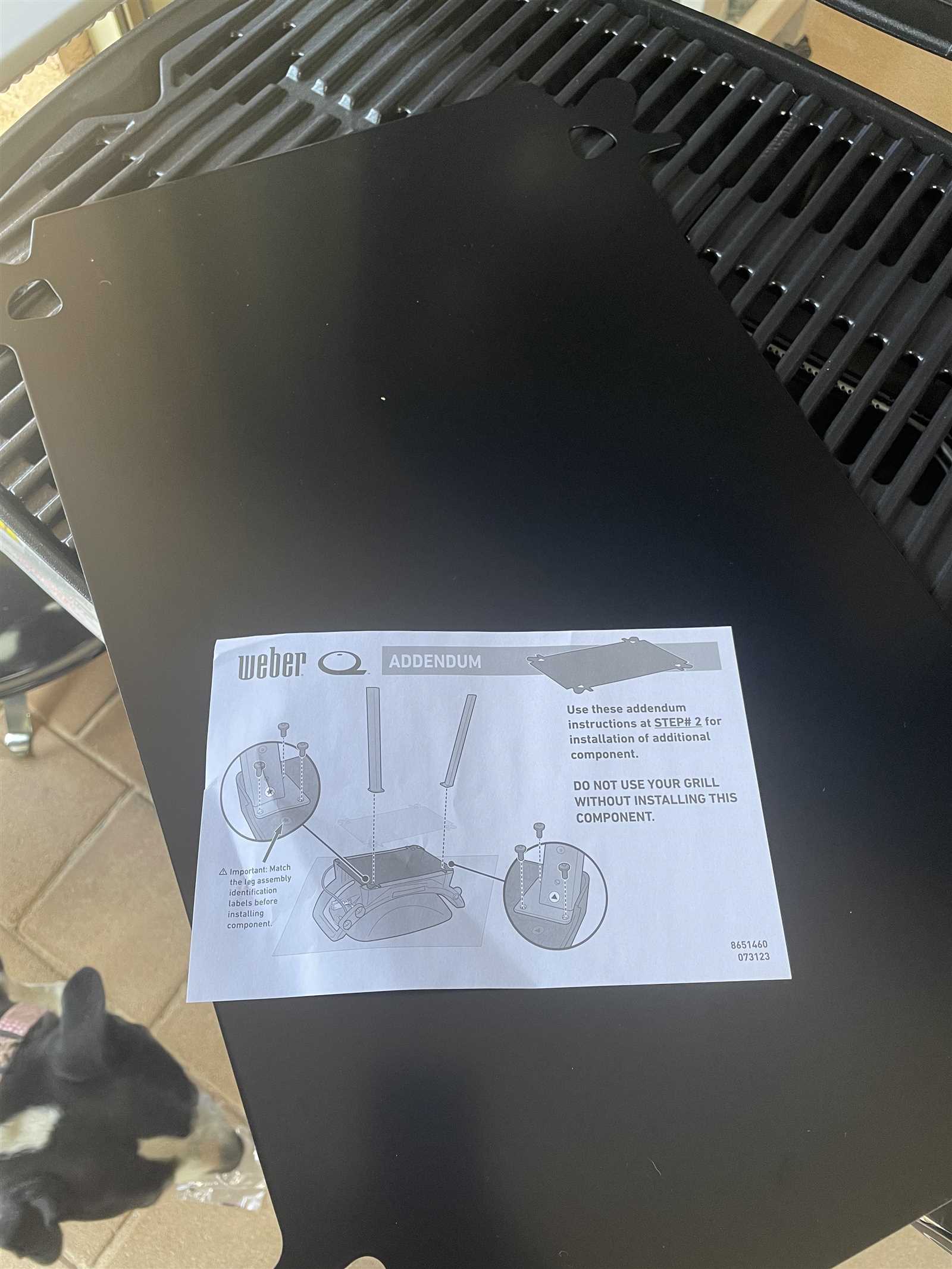 weber q2200 instruction manual