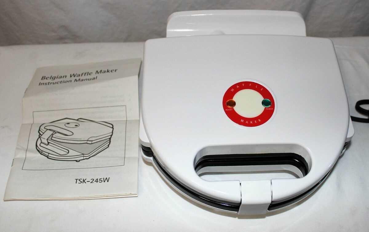 black and decker waffle maker instruction manual