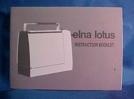 elna air artist instruction manual