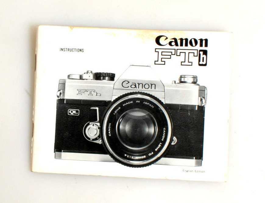 canon ftb instruction manual