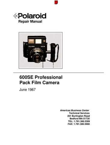 polaroid 600 instruction manual