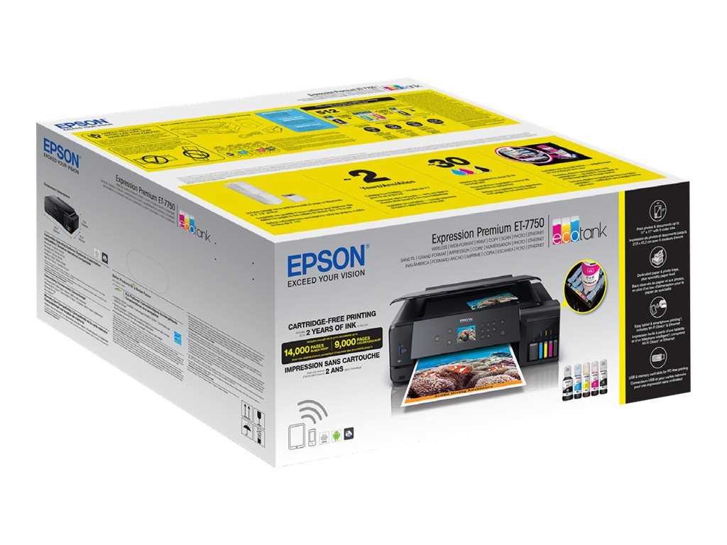 epson et 7750 instruction manual