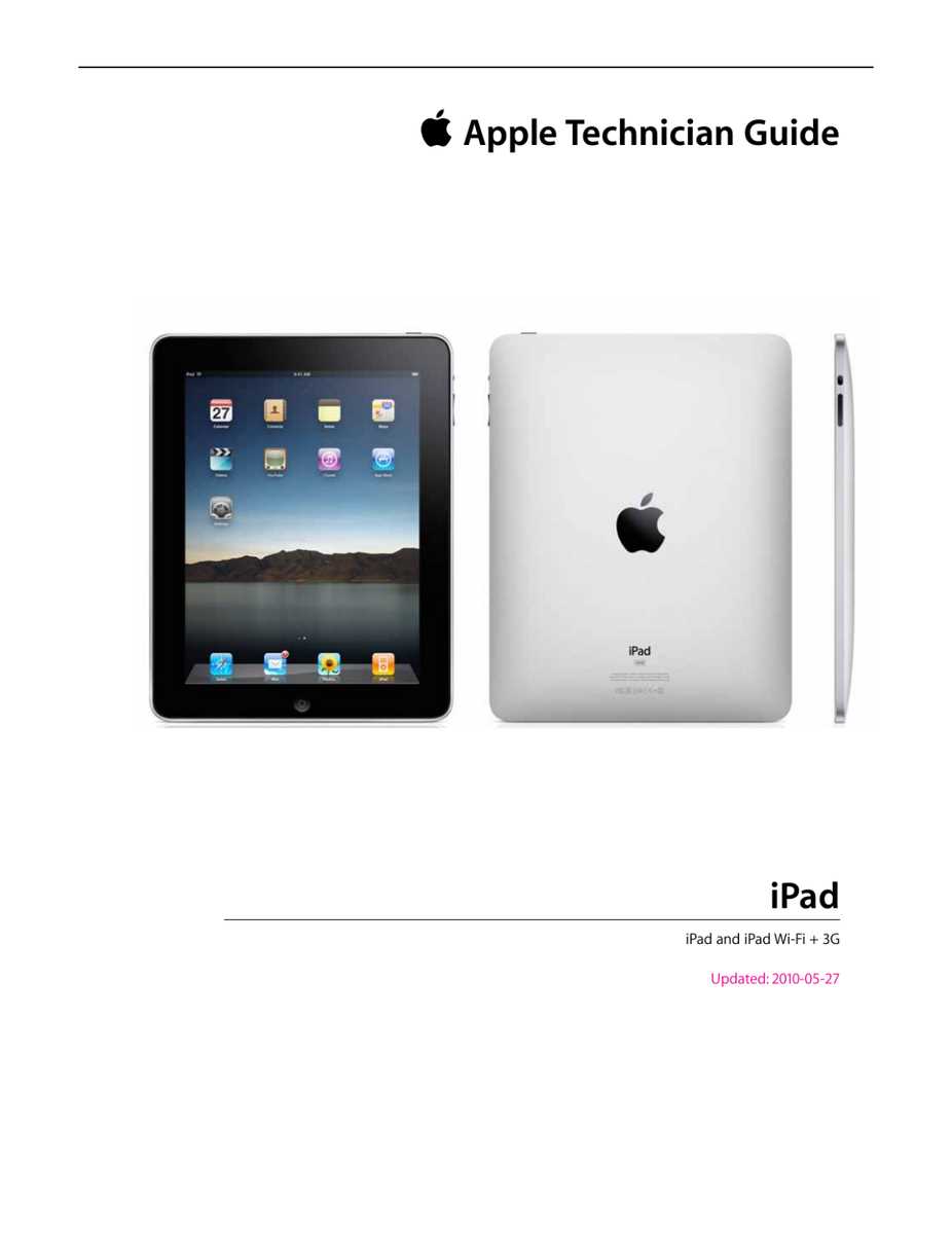 apple ipad 2 instructions manual