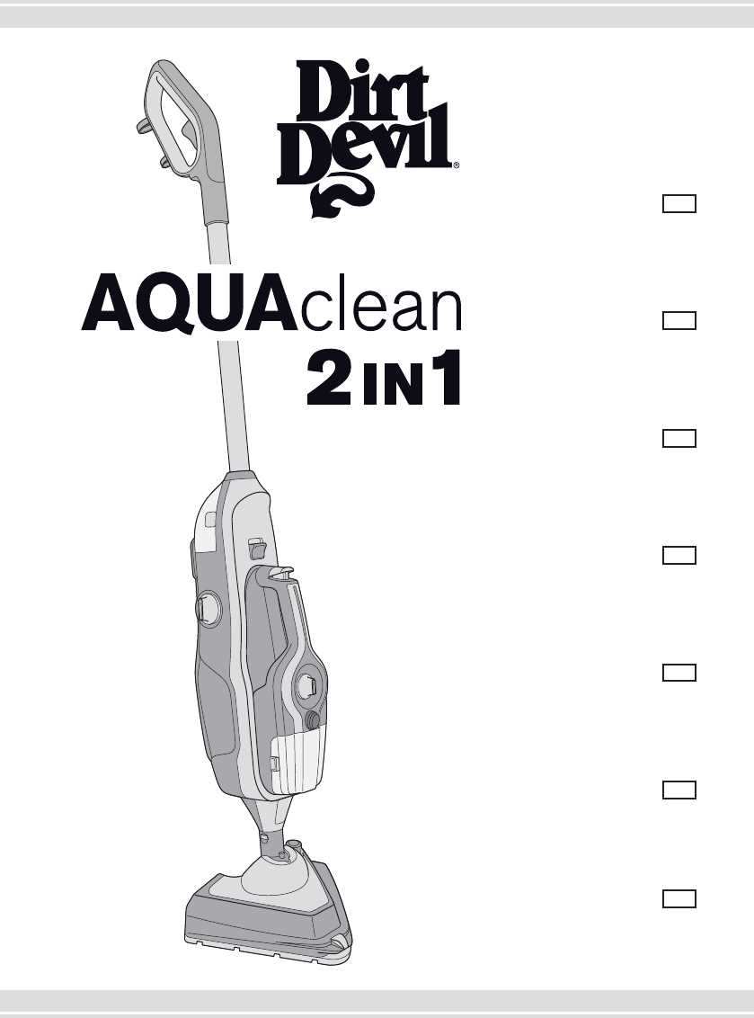 dirt devil steam mop instruction manual