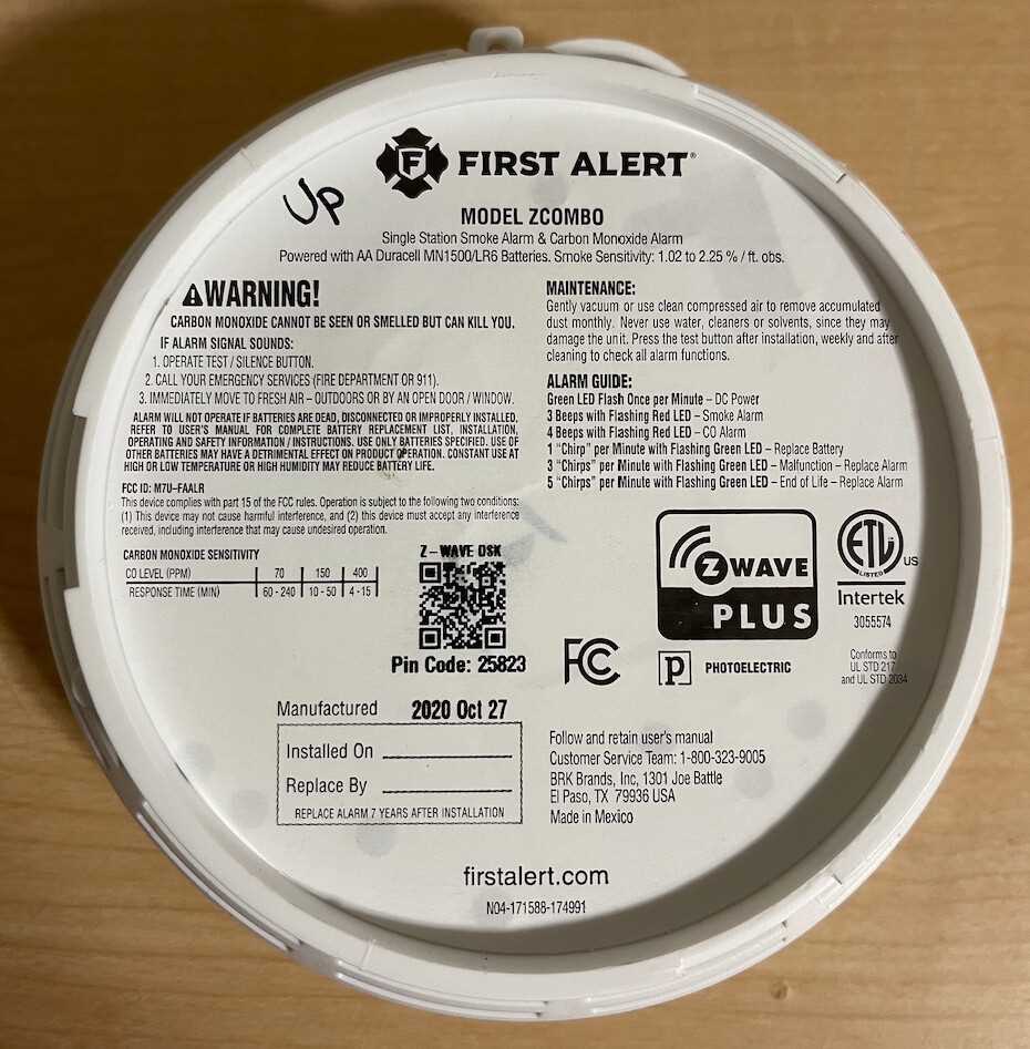 first alert smoke alarm instruction manual