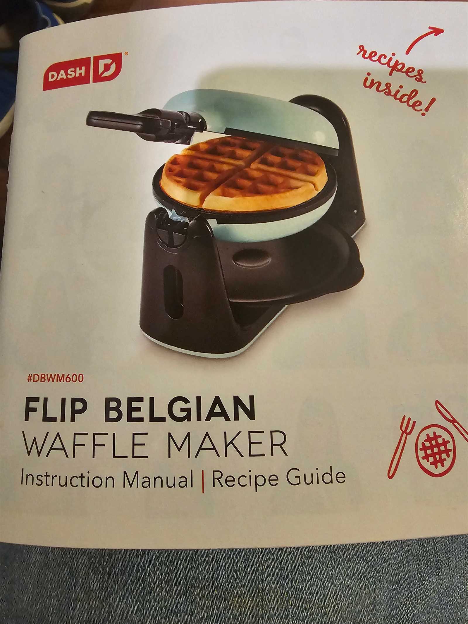 bella waffle maker instruction manual