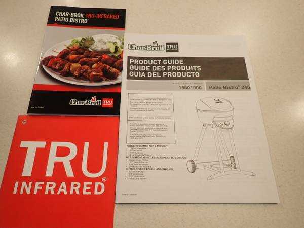 char broil tru infrared instruction manual