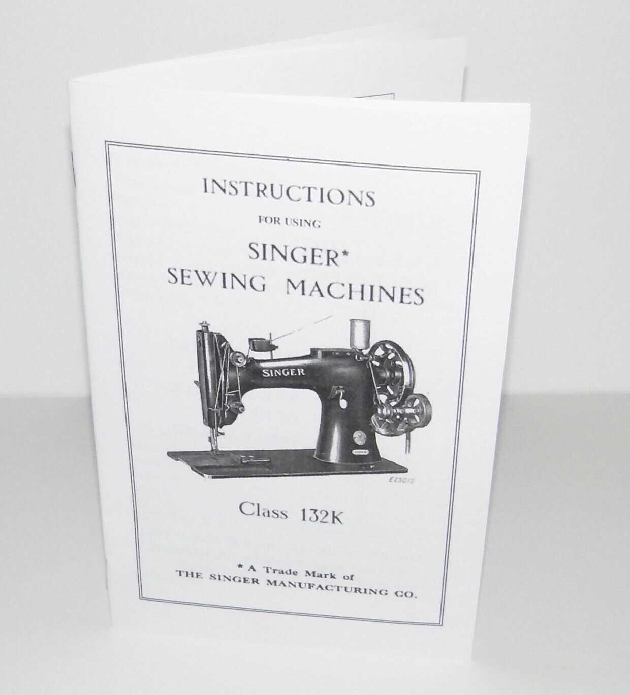 old singer sewing machine instruction manual