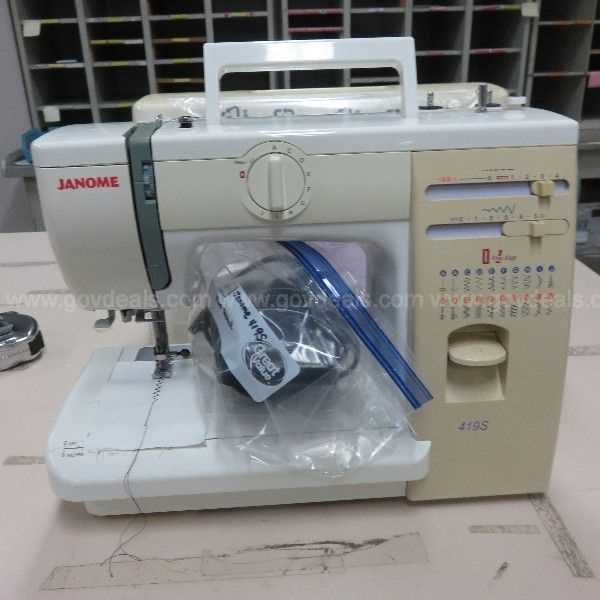 janome 419s instruction manual