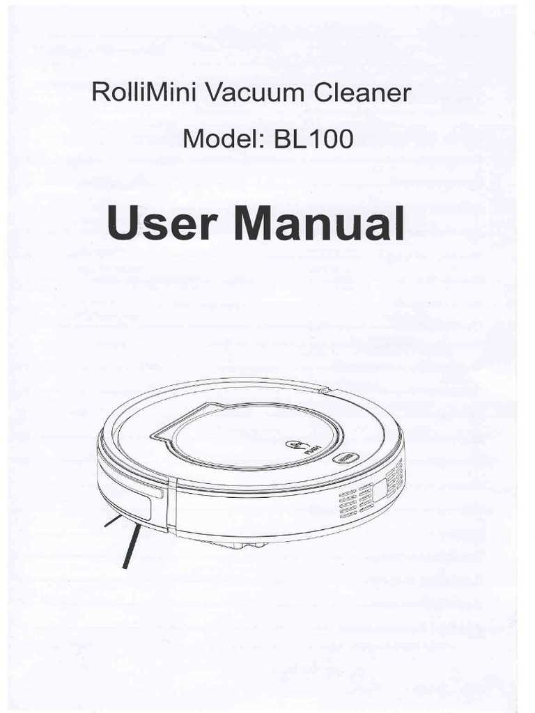 vacuum cleaner instruction manual