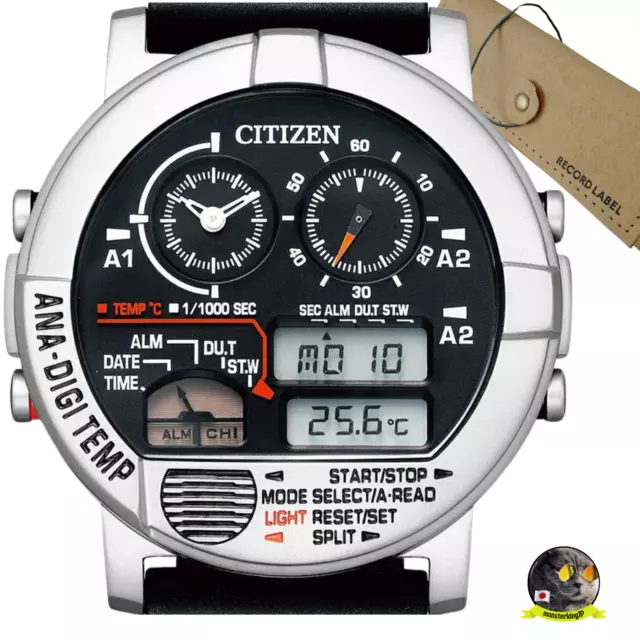 citizen ana digi temp watch instruction manual