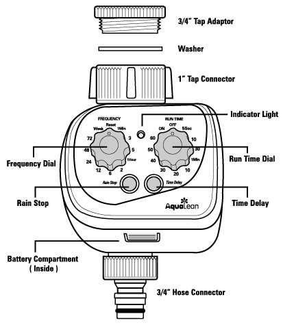 dig water timer instruction manual