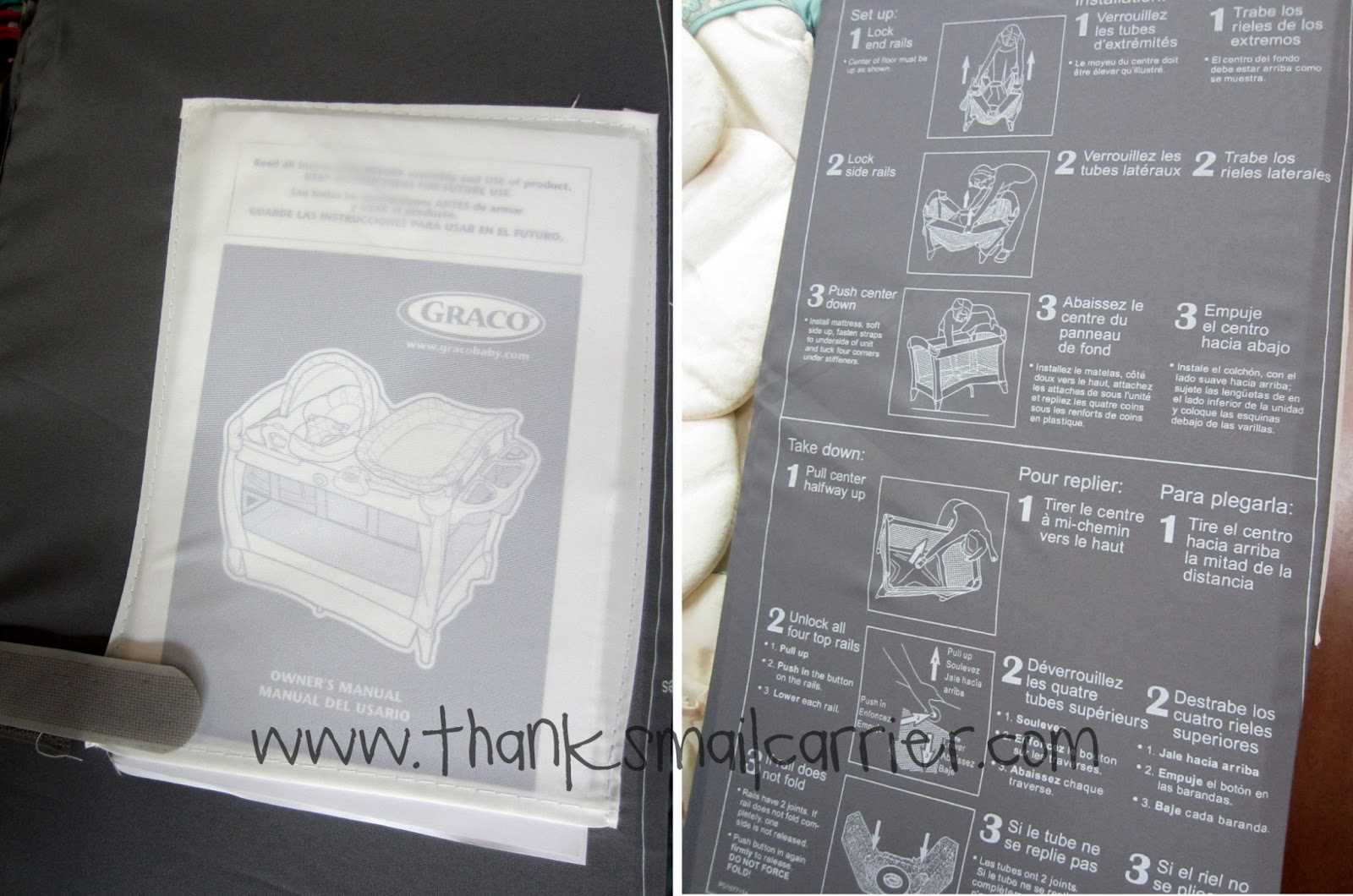 graco pack n play playard instruction manual