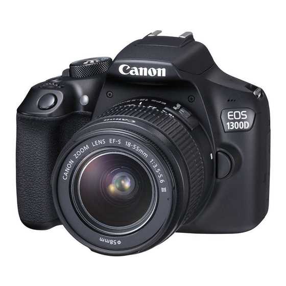 canon 1300d instruction manual