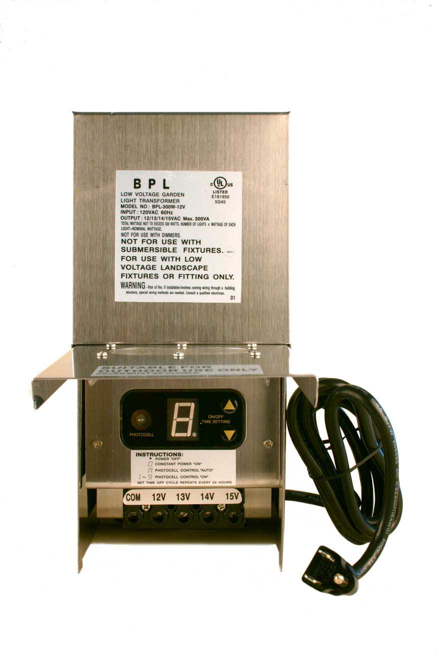 portfolio 300 watt transformer instruction manual