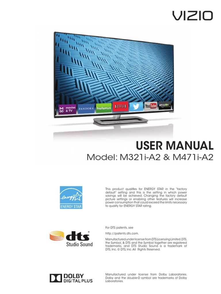 vizio tv instructions manual