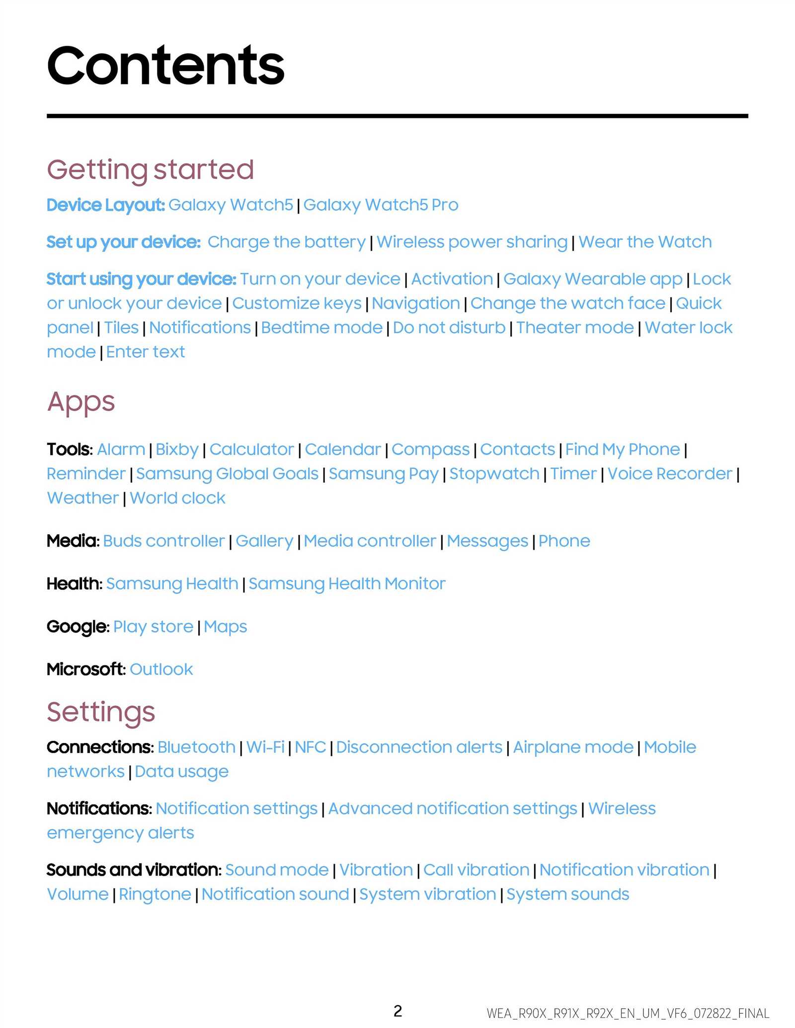 samsung watch instruction manual