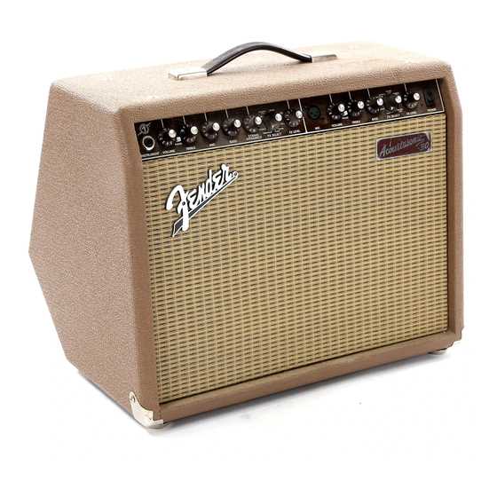 fender champion 100 instruction manual