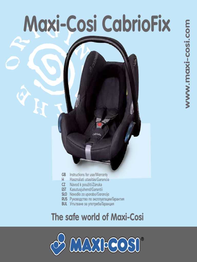 maxi cosi tobi instruction manual