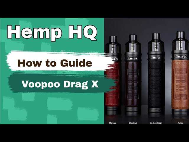 voopoo drag x instruction manual