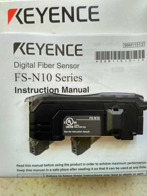 keyence fs n10 series instruction manual