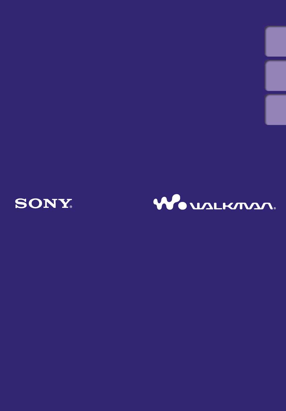 sony walkman mp3 player instruction manual