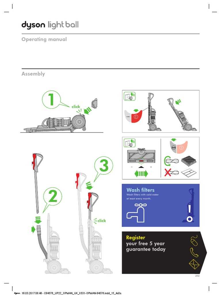 dyson ball animal instruction manual