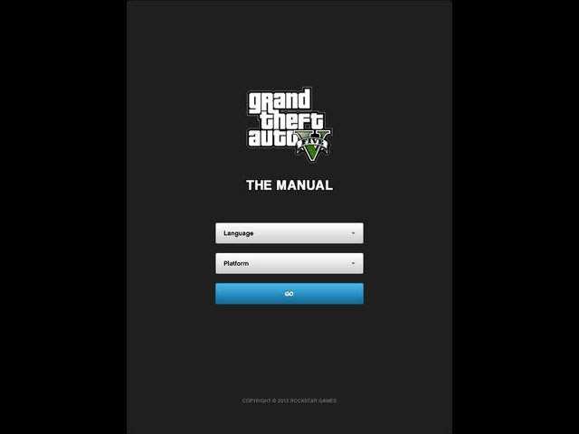 gta 5 instruction manual