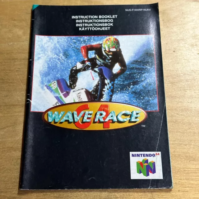 wave race 64 instruction manual