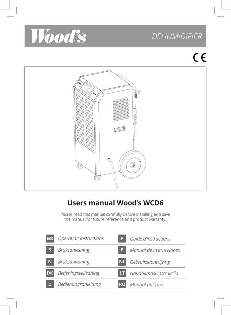 westpointe dehumidifier instruction manual