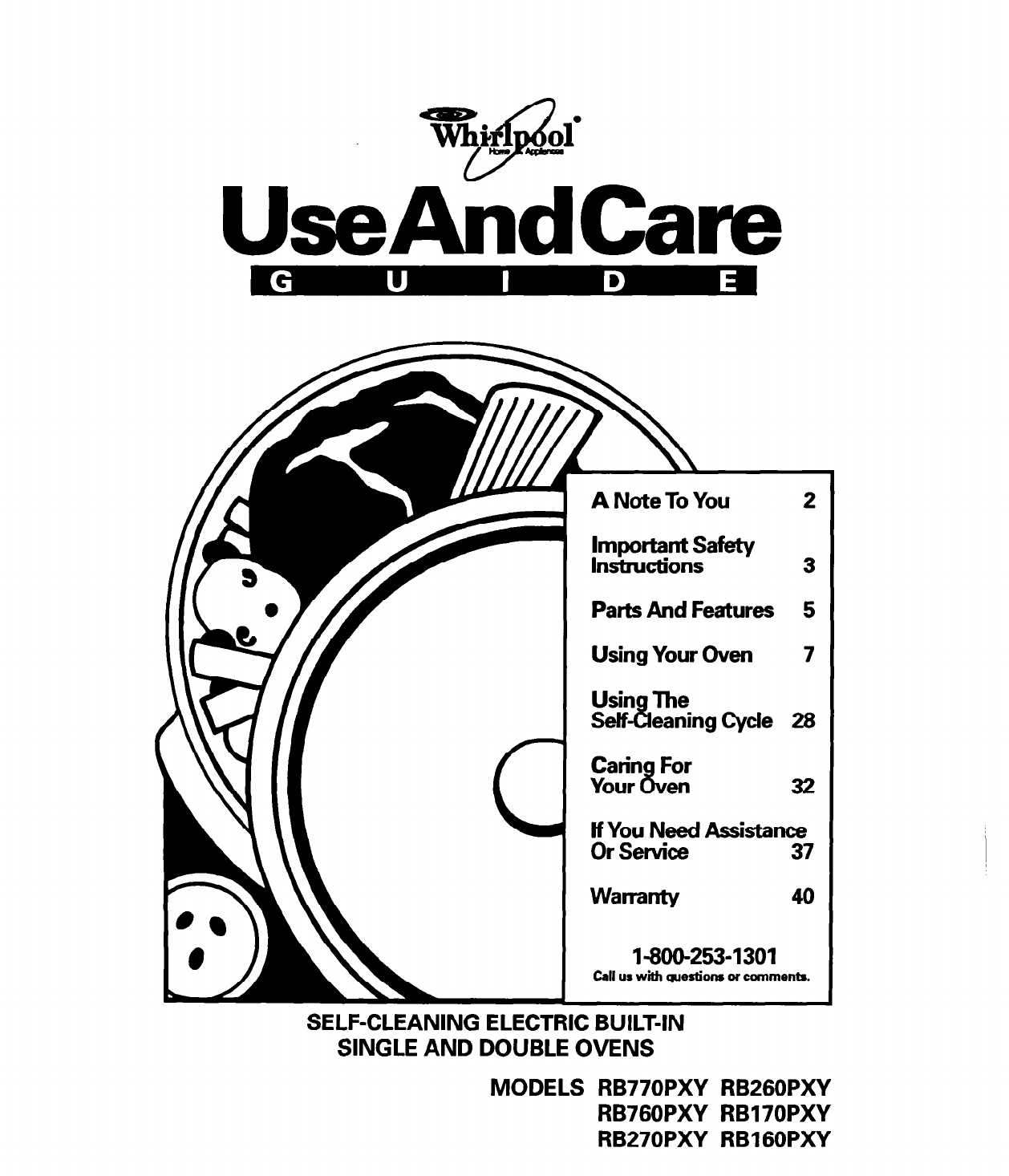 whirlpool electric oven instruction manual