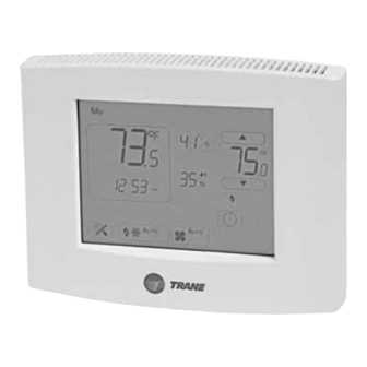 trane programmable thermostat instruction manual