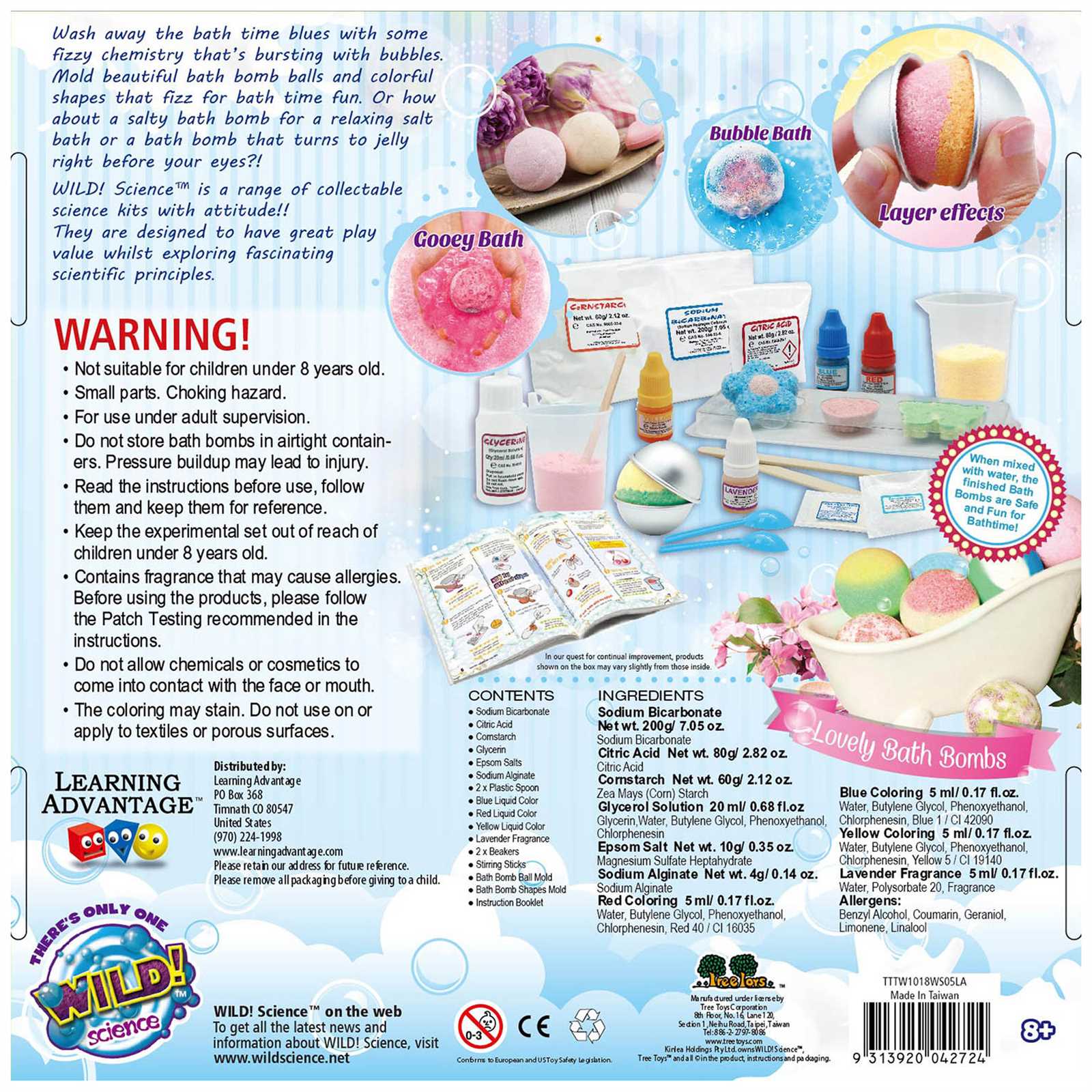 wild science bath bomb factory instructions manual