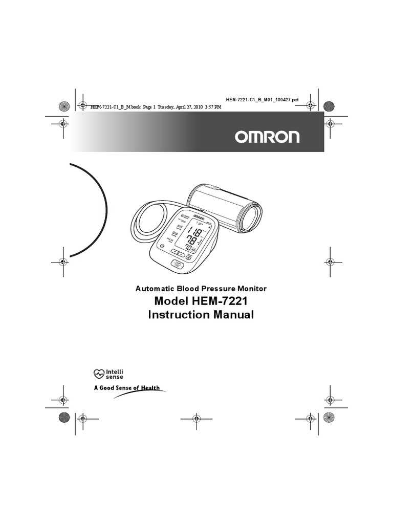 omron hem 775 instruction manual