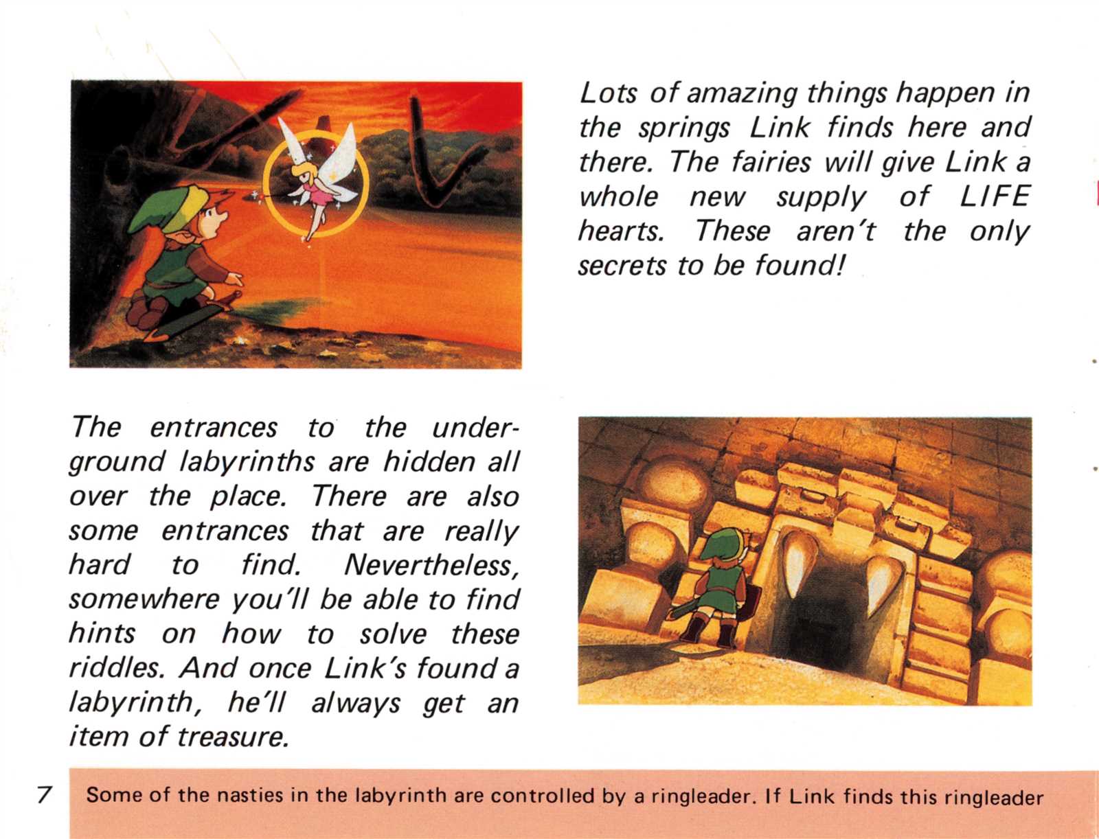 zelda 1 instruction manual