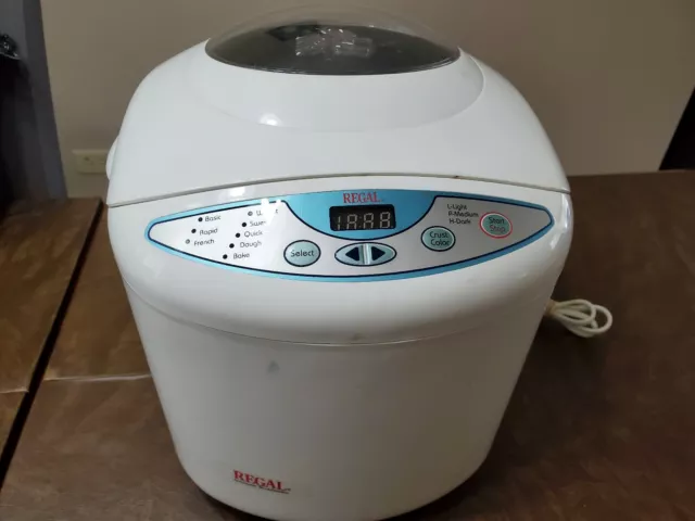 regal kitchen pro breadmaker instruction manual