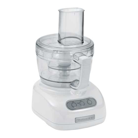 kitchenaid 7 cup food processor instruction manual