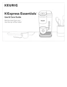 mini keurig instruction manual