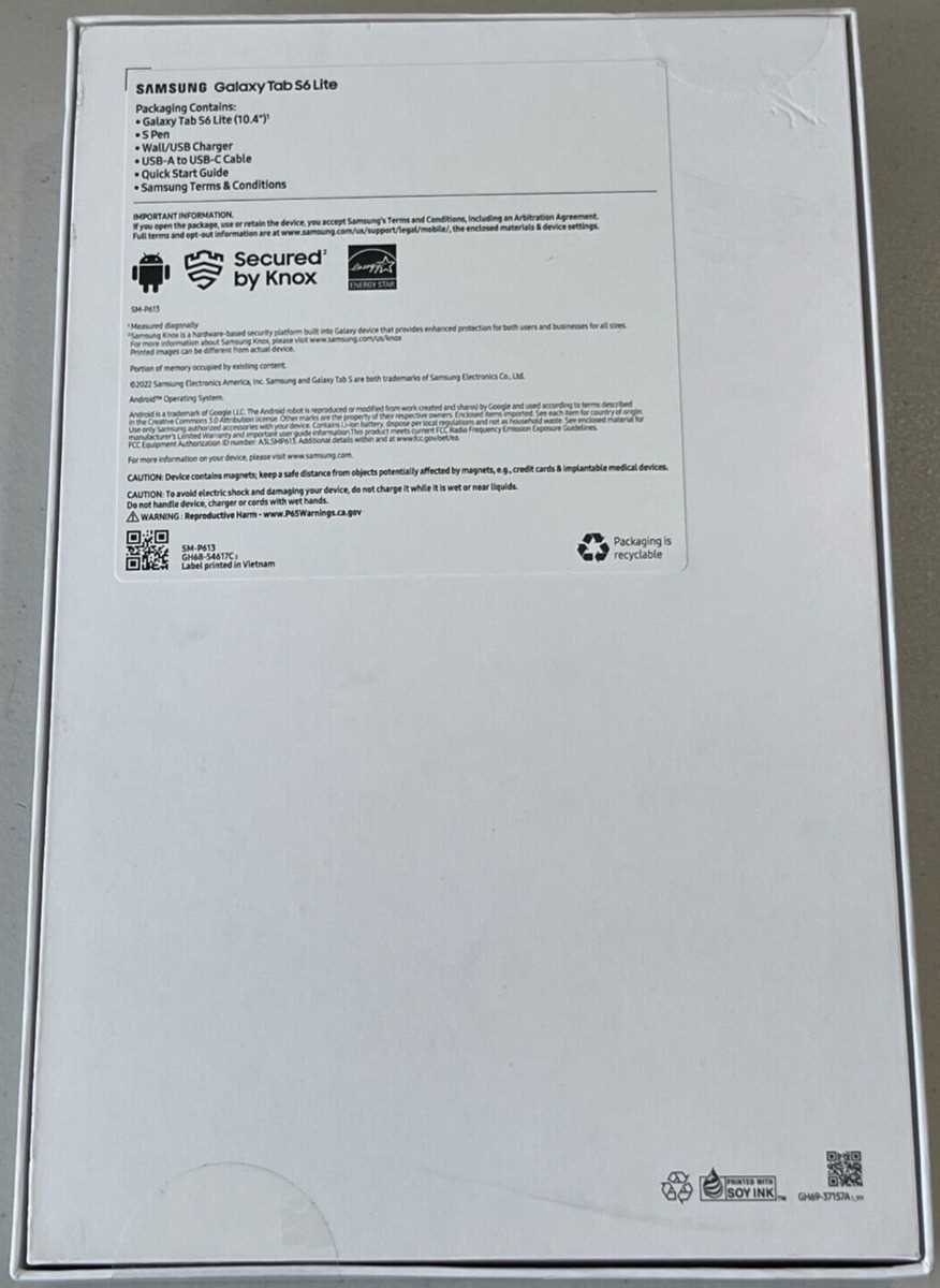 galaxy tab s6 lite instruction manual